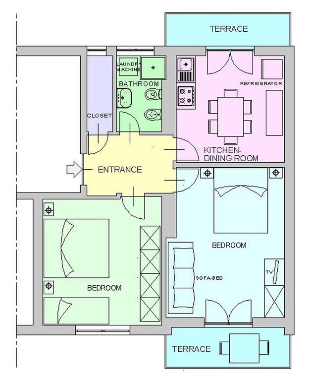 Faber Apartments Novigrad Istria Szoba fotó